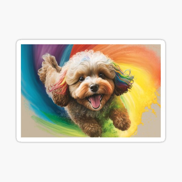 Item preview, Rainbow Cavoodle designed and sold by Cavoodle-Land.