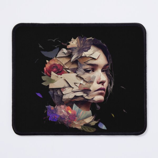 Item preview, Abstract Woman Collage designed and sold by blakfrog.