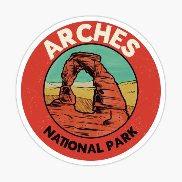 Item preview, Retro Arches National Park designed and sold by HalpinDesign.