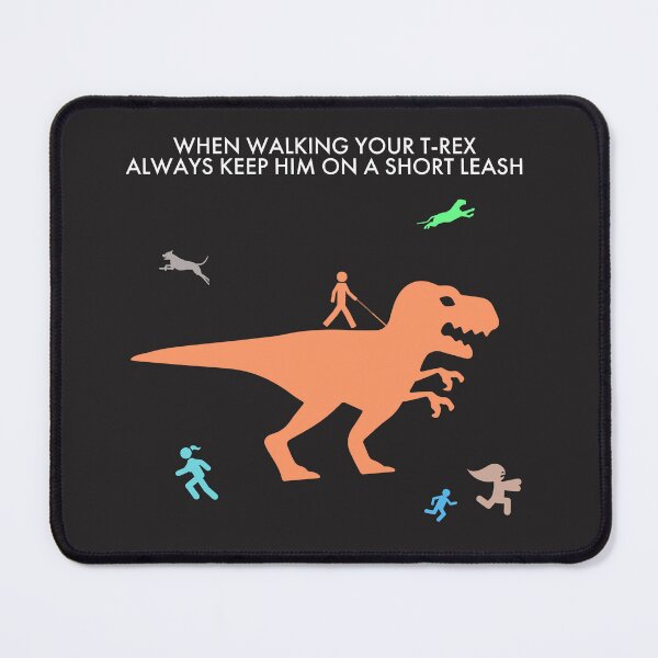 Item preview, WALKING MY T-REX designed and sold by TechLaughs.