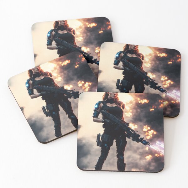 Item preview, Sexy terminator woman with a gun. designed and sold by Maniock.