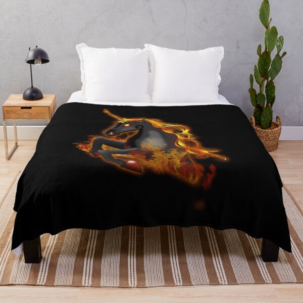 Item preview, fire unicorn designed and sold by kassandra369.