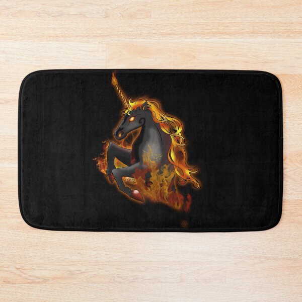 Item preview, fire unicorn designed and sold by kassandra369.
