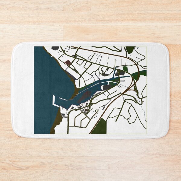 Item preview, Map of St. Gilles les Bain, La Réunion, 974 - La Reunion Lovers designed and sold by artyfartypants.