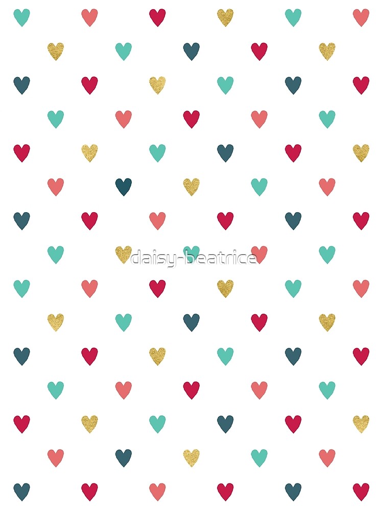 Colorful Mini Hearts by daisy-beatrice