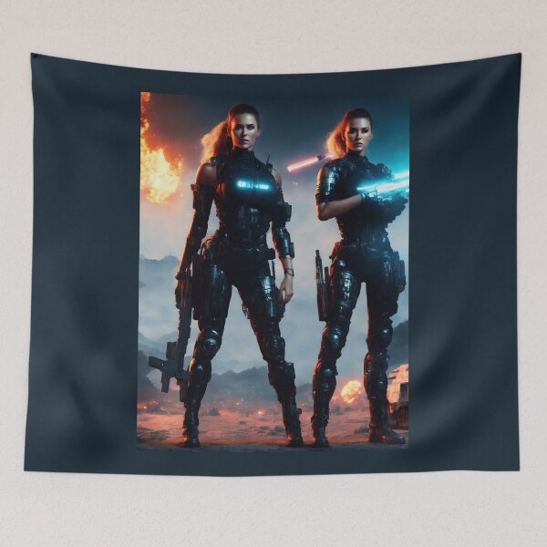 Item preview, Terminator girls soldier from the future. designed and sold by Maniock.