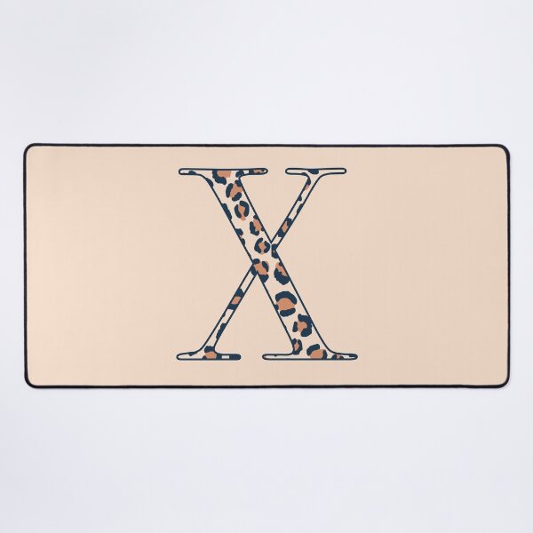 Item preview, Animal Pattern Letter X Monogram designed and sold by Gumblebee Design.