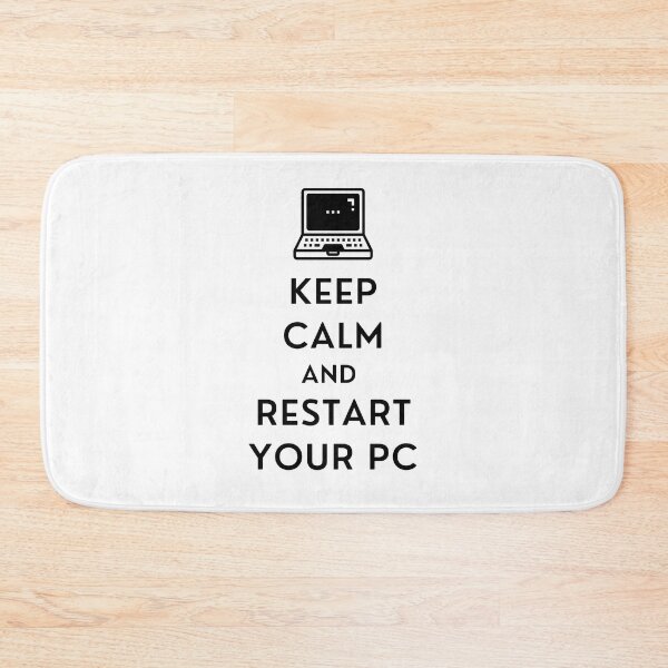 Item preview, Keep calm and restart your PC sysadmin designed and sold by codepuns.