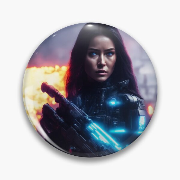 Item preview, Terminator woman soldier futuristic. designed and sold by Maniock.