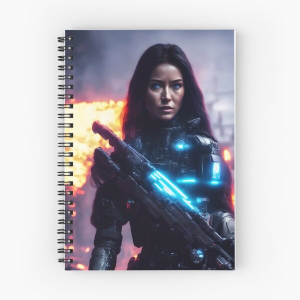 Item preview, Terminator woman soldier futuristic. designed and sold by Maniock.