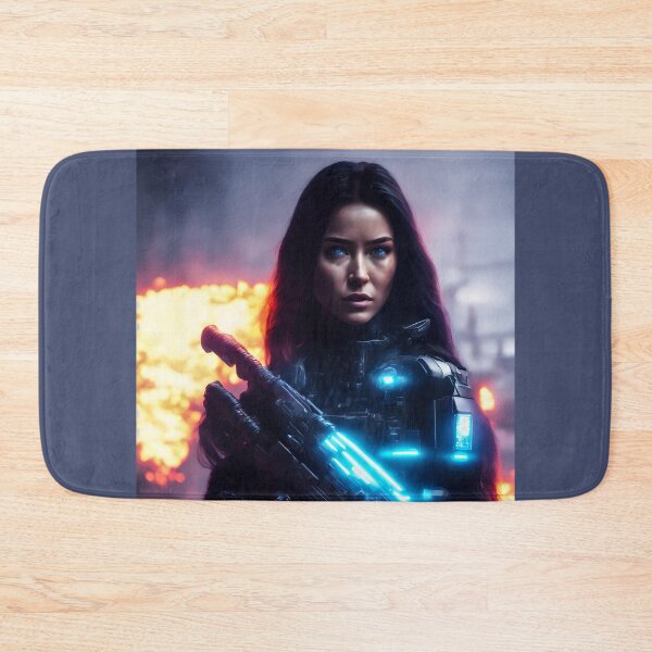 Item preview, Terminator woman soldier futuristic. designed and sold by Maniock.