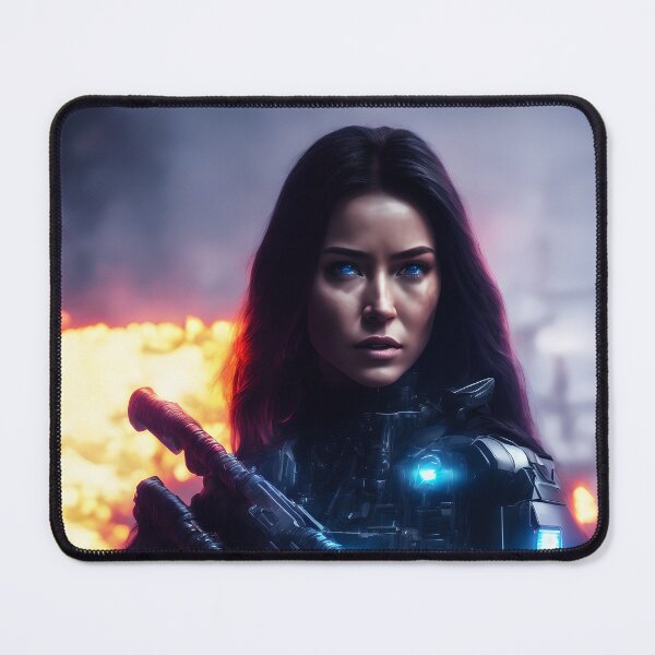 Item preview, Terminator woman soldier futuristic. designed and sold by Maniock.