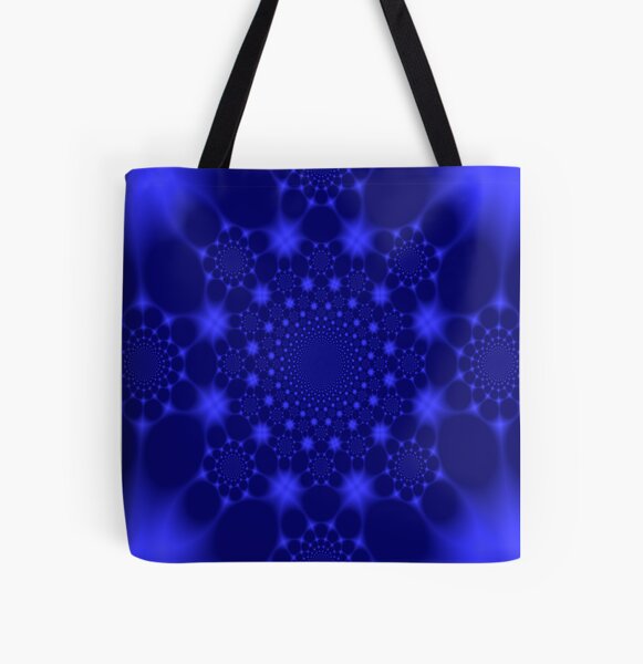 Dazzling Blue All Over Print Tote Bag