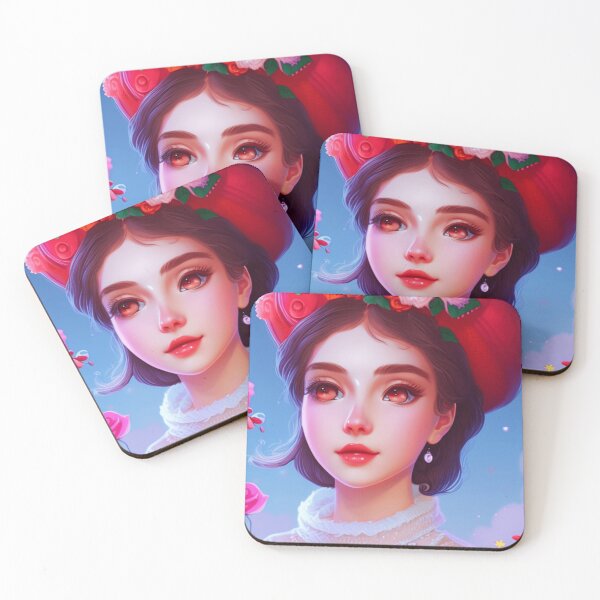 Item preview, Young woman with brown hair and brown eyes designed and sold by Girly-Universe.