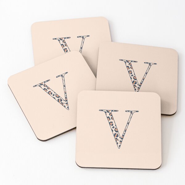 Item preview, Animal Print Letter V Monogram designed and sold by Gumblebee Design.