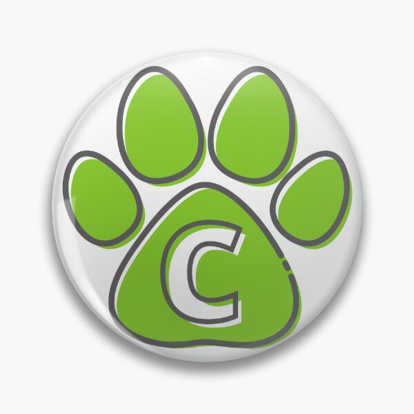 Item preview, Green Paw Monogram C designed and sold by Coffee Lifestyle.