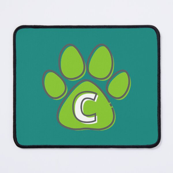 Item preview, Green Paw Monogram C designed and sold by Coffee Lifestyle.