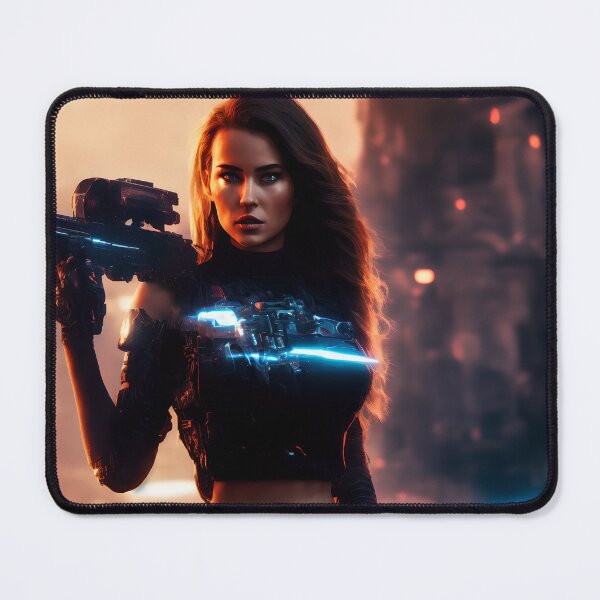 Item preview, A female terminator in a post-apocalyptic world. designed and sold by Maniock.