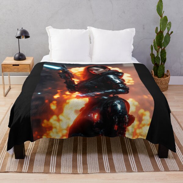 Item preview, Beautiful woman cyborg during judgment day. designed and sold by Maniock.