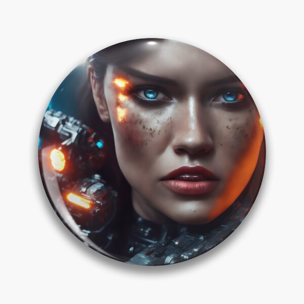 Item preview, Android woman soldier robot, designed and sold by Maniock.