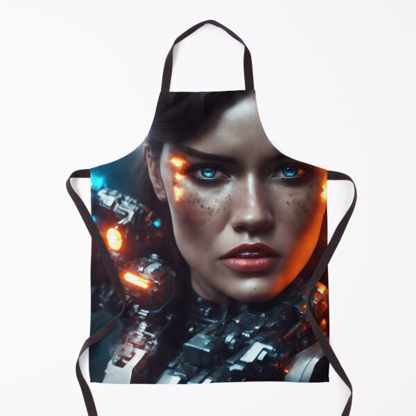 Item preview, Android woman soldier robot, designed and sold by Maniock.