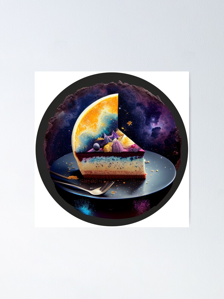 Póster «Pastel en capas del universo en el cielo nocturno - pegatina del  espacio exterior» de dreamwish | Redbubble