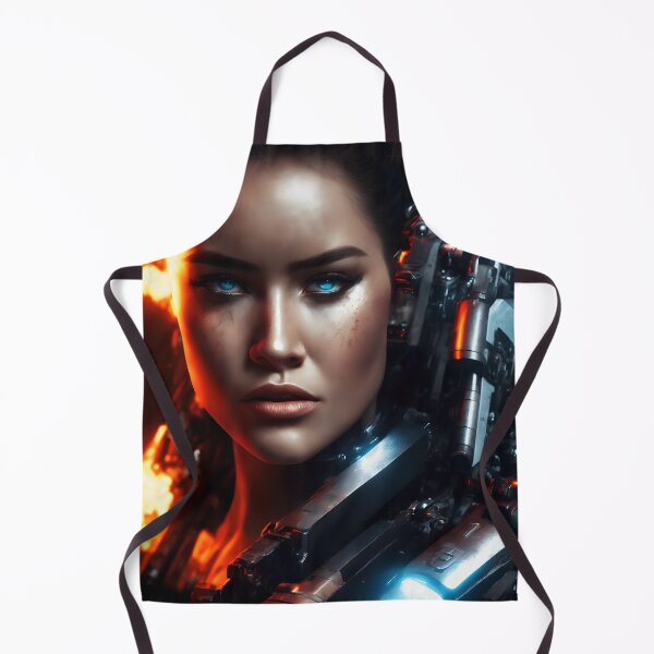 Item preview, Android woman soldier robot eyes. designed and sold by Maniock.