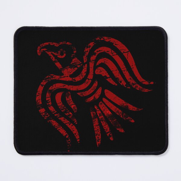 Item preview, Viking Raven Vintage Distressed Red Ragnars War Banner designed and sold by Gralok.