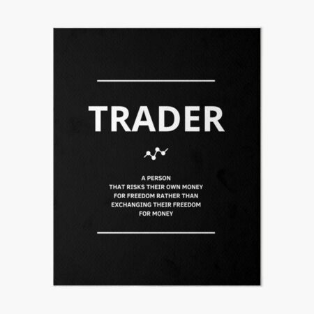Artikel-Vorschau von Händlerdefinition | Geschenk für Trading Investor, Trader Office Decor, Money Trade Stock Market Sign, designt und verkauft von TRADING ZONE.