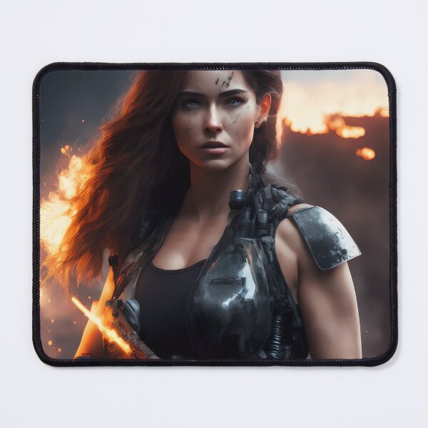 Item preview, Terminator woman during judgment day.  designed and sold by Maniock.