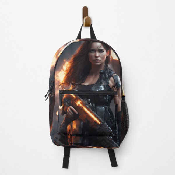 Item preview, Terminator woman during judgment day.  designed and sold by Maniock.