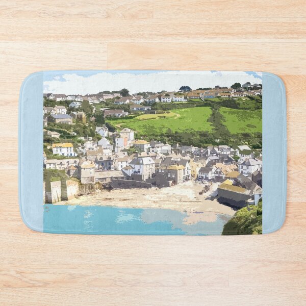 Aperçu de l'œuvre Port Isaac, Cornouailles. Cadeau de Cornouailles. Port de pêche de Kernow créée et vendue par BarbaraGlebska.
