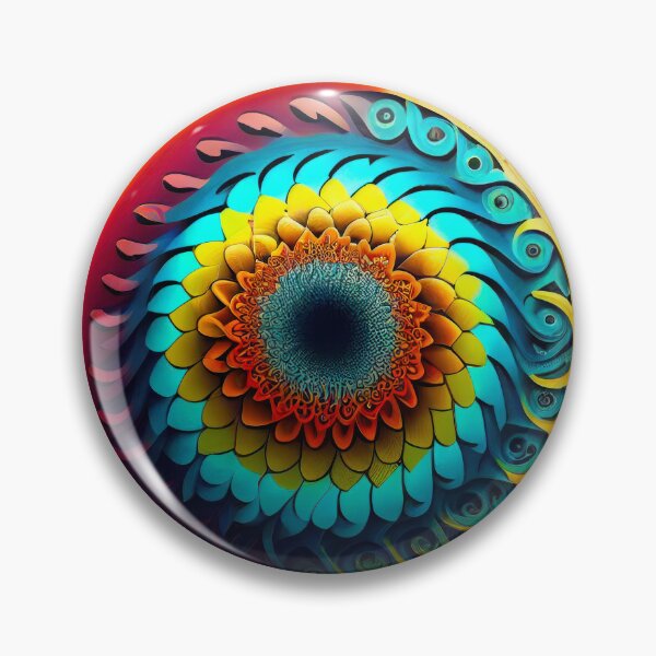 Item preview, Colourful Boho Flower Mandala designed and sold by AdamesArtStudio.