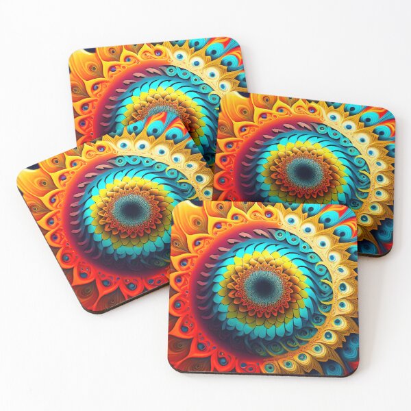 Item preview, Colourful Boho Flower Mandala designed and sold by AdamesArtStudio.
