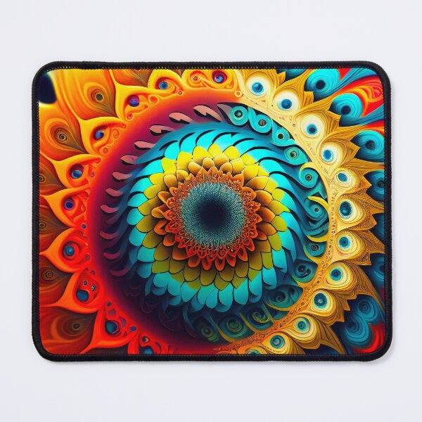 Item preview, Colourful Boho Flower Mandala designed and sold by AdamesArtStudio.