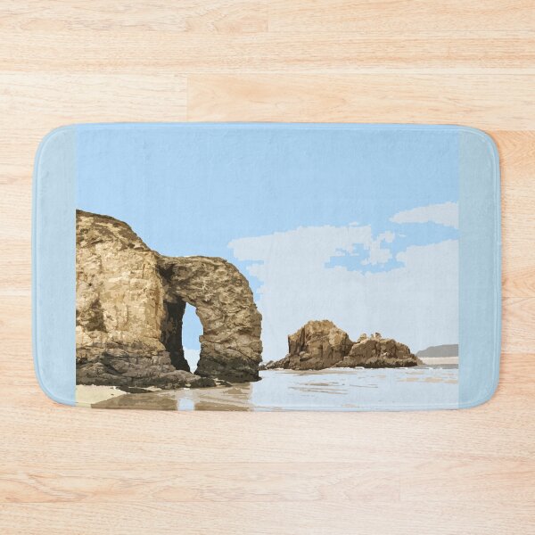 Aperçu de l'œuvre Perranporth, Cornouailles. Cadeau de Cornouailles. Port de pêche de Kernow créée et vendue par BarbaraGlebska.