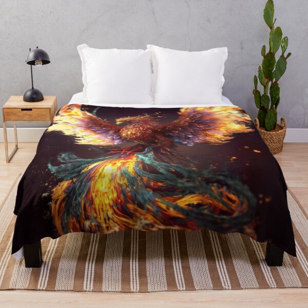 Item preview, Realistic Art of Burning Phoenix designed and sold by NanarodsDesign.