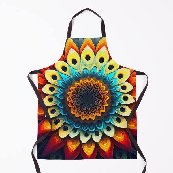 Item preview, Boho Flower Mandala in Rainbow Colours designed and sold by AdamesArtStudio.