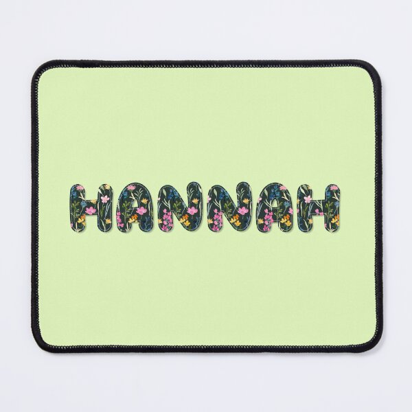 Artikelvorschau, Name Hannah, Hannah wird grün! entworfen und verkauft von Danylo Mikhnievych.