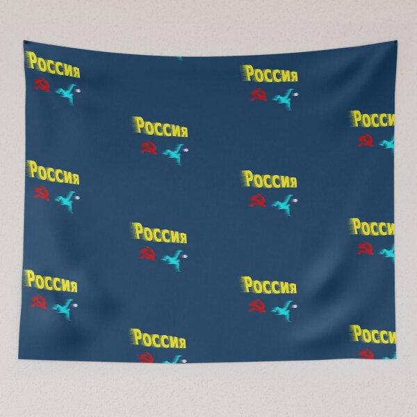 Item preview, Россия (Russia) Soccer abstract design  designed and sold by lobodelnoir.