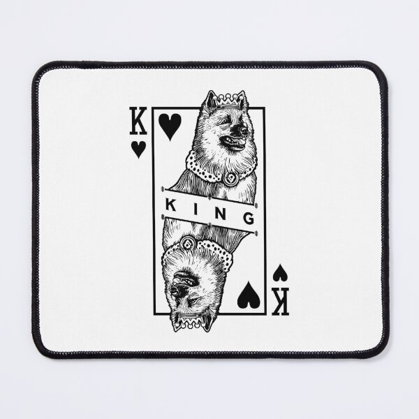 Item preview, Icelandic Sheepdog King Of Hearts Funny Dog Lover Pop Art designed and sold by GrandeDuc.
