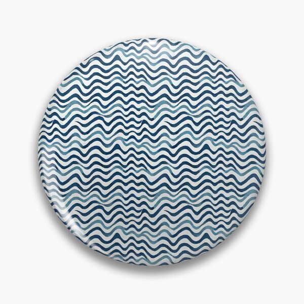 Item preview, Blue waves pattern designed and sold by ibelieveimages.