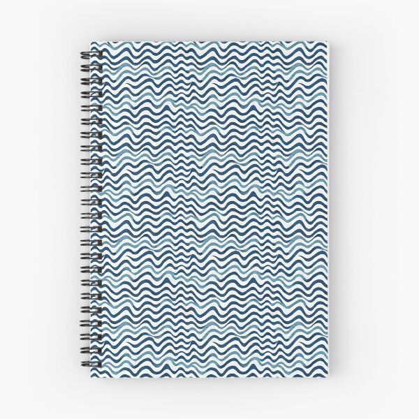 Item preview, Blue waves pattern designed and sold by ibelieveimages.