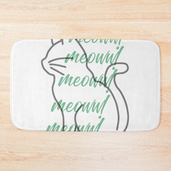 Item preview, cat meowing  designed and sold by Omnya aboelyazeed.
