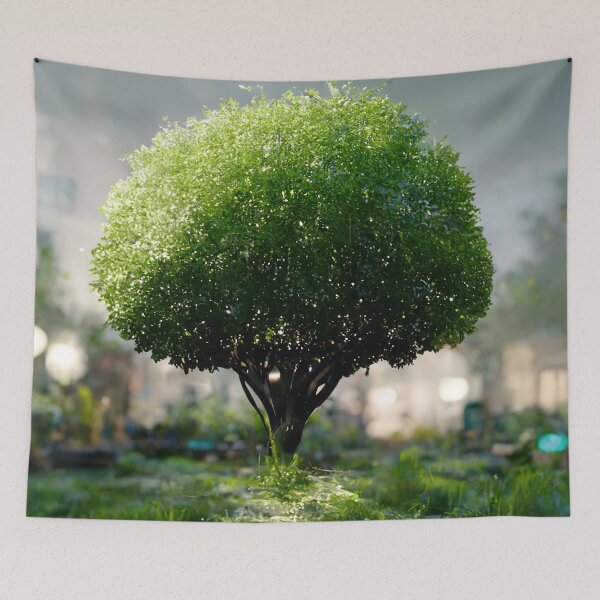 Item preview, Nature Collection | Green Tree in Middle of the Empty Park designed and sold by NanarodsDesign.