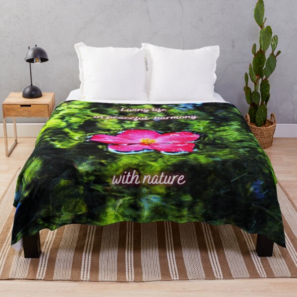 Item preview, Pink Blossom Peacefully Floating in a Pond designed and sold by KaSaPo.