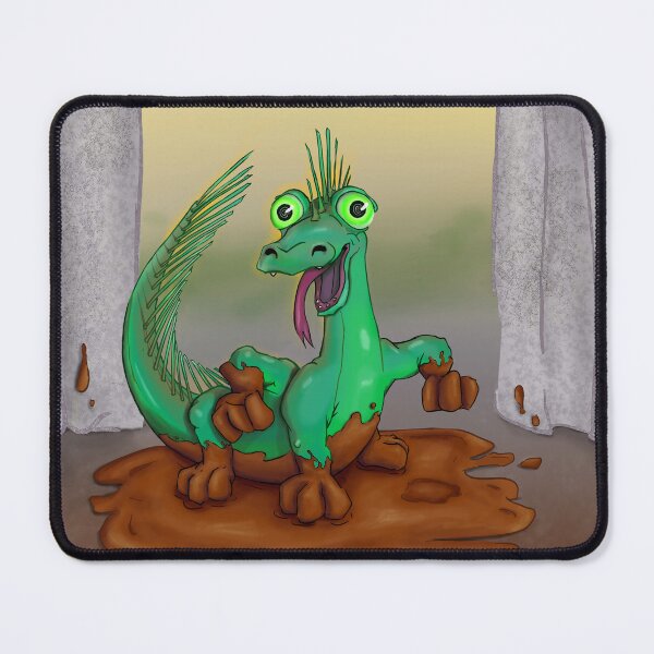 Item preview, Young Basilisk Playing in the Mud designed and sold by InfiniteCortex.