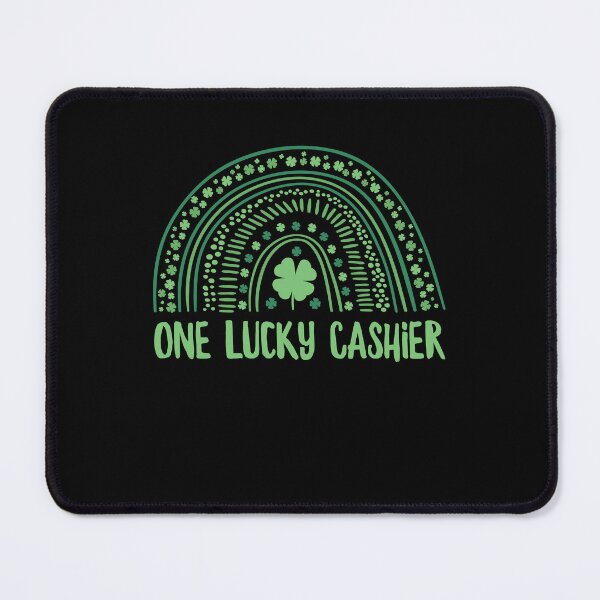 Item preview, One Lucky Cashier Rainbow St Patricks Day designed and sold by ZzCorezZ.