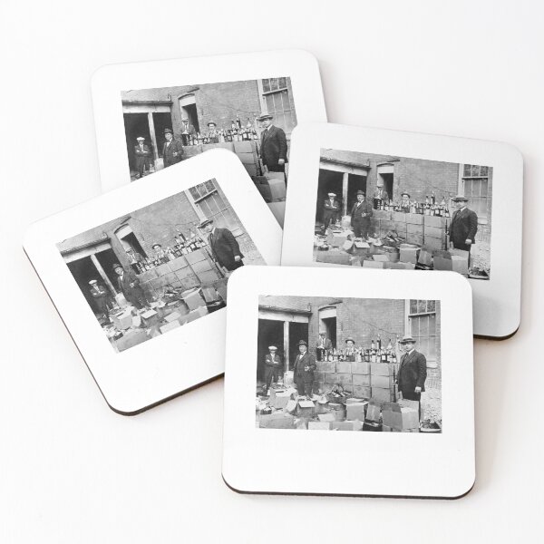 Item preview, Agents With Seized Bootleg Whiskey 1922 Vintage Photo186 designed and sold by DorianLegre.