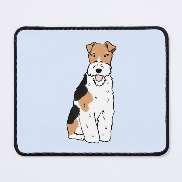 Item preview, Wire fox terrier dog cute illustration designed and sold by Yarafantasyart.